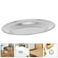 thumbnail image 3 of Shisuyan Round Tea Bag Dish Silver Home Accessories Tea Time 2Pcs 4.9In, 3 of 9