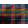 thumbnail image 4 of oneOone Cotton Silk Dark Navy Blue Fabric Madras Check Diy Clothing Quilting Fabric Print Fabric By Yard 42 Inches Wide, 4 of 4