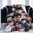 thumbnail image 2 of Blanket Jungkook Soft and Comfortable Wool Fleece Throw Blankets Gift for Home Decoration Sofa Office car Camping Yoga Travel Home Decoration Cozy Plush Beach, 2 of 6