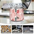 thumbnail image 6 of Yayeee Ashtray with Lid for Cigarette Smokeless Stainless Steel Home Ash Holder, Pink Christmas Cups, 6 of 7