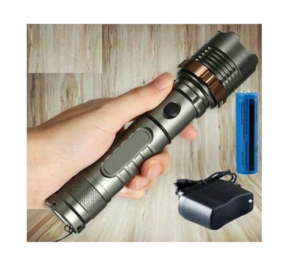 Charger 3.7V Rechargerable Battery 990000LM Zoom Focus LED Flashlight Torch