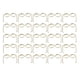 thumbnail image 4 of 25 Clips de papel Bling Bling a prueba de herrumbre con Forma de mini gafas color dorado con Caja transparente, 4 of 12