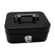 thumbnail image 5 of Caja de dinero con cerradura Cofre del tesoro Hucha de metal Pequeña moderna Colección Titular Negro, 5 of 9