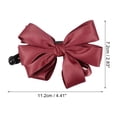 thumbnail image 2 of 1 Pc Lace Hair Claws Lace Bow Hair Clips Large Red Bowknot Hair Clips Hair Accessories for Girls Women, 2 of 7
