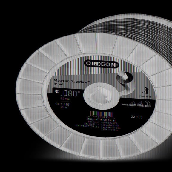 Oregon Trimmer Line - 22-580 - Magnum Gatorline - Round - .080" Gauge, 5 lb. Spool, 2081 Feet