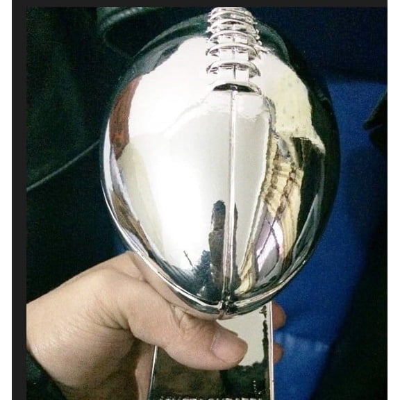 1:1 Full Size 52CM(20.5 Inches) SUPER BOWL Football Trophy with Weight of 8 Pounds. It is Best Replica of The American Most cheerished Football Trophy.