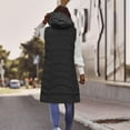 thumbnail image 5 of Brnmxoke Long Vest for Women Sleeveless Lightweight Puffer,Puffer Vest for Women Long Down Hooded Vest Womens Sleeveless Zip Up Jacket Winter Thick Coats with Pockets, 5 of 6