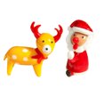thumbnail image 1 of 2 figuras de cristal para manualidades, adornos navideños para el hogar, pequeñas esculturas en miniatura, accesorios para paisajes, 1 of 6