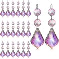thumbnail image 1 of 20pcs 38 Mm Leaf Chandelier Crystals Chandelier Pendants Parts Beads Ornament Crystal Hanging Ornam, 1 of 5