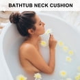 thumbnail image 4 of EeaseMX Almohada de bañera de PU a prueba de agua 1pc para el hogar accesorio de baño útil para el hogar (blanco), 4 of 8