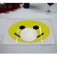 thumbnail image 1 of EREHome Smiley face Placemat Table Mat Cup Mat 12x18 inch,Set of 2, 1 of 2