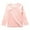 Light Pink, variant on Ruyang Long Sleeve Shirts for Boys Girls Cotton Crewneck Basic Layer T-Shirts Toddler Baby Plain Soft Athletic Top