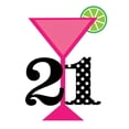 thumbnail image 3 of CafePress - 21St Birthday Pink Cocktail Pajamas - Women's Light Pajamas, 3 of 4