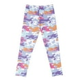 thumbnail image 3 of Girls Leggings Cartoon Basic Stretch Legging Toddler Kids Footless Tights Pants 4-12 Years, 3 of 5