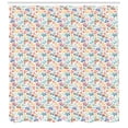 thumbnail image 3 of Ambesonne Colorful Shower Curtain, Clothes Train Cartoon Art, 69"Wx75"L, Multicolor, 3 of 3