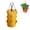 Yellow, variant on Strawberry Hanging Planter, Hanging Grow Bags for Tomato Vegetables 6 Planting Holes, Tomato Strawberry Grow Planters Vegetable Planting Bags for House Garden