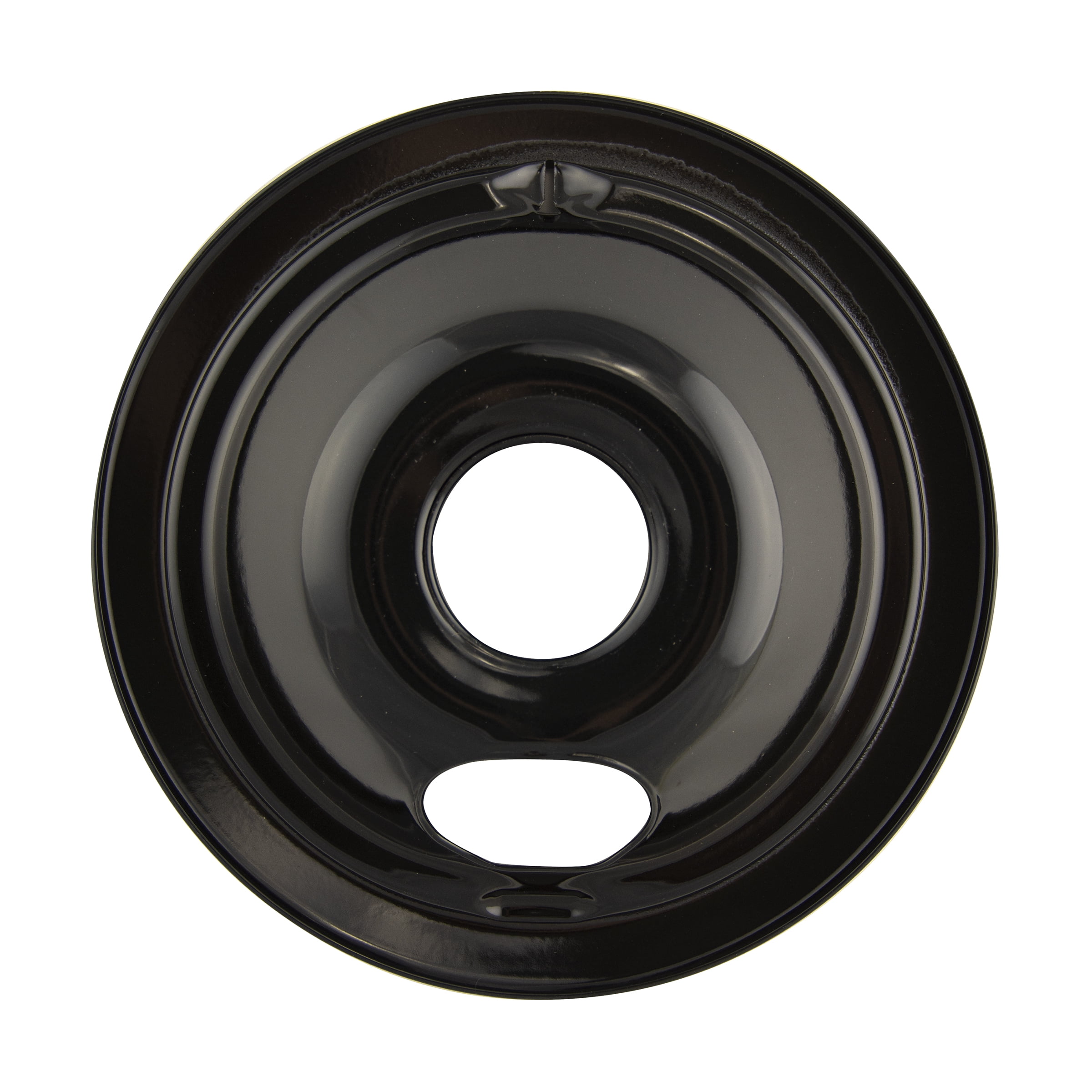 Range Kleen P119204XN Style B Black Porcelain Drip Bowls, 4 Pack