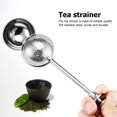 thumbnail image 1 of Batería de Cocina Bola de colador de té para hojas sueltasfiltros empinados de infusor de té de mango largo Ndcxsfigh Nuevos Originales, 1 of 5