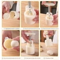thumbnail image 4 of Lttoisl 4PCS Mooncake Molds Set, Hand-Press Cookie Stamp Pastry Tools, DIY Mid-Autumn Festival Dessert Maker with 8 Patterns, Food-Grade ABS Plastic Baking Kit, Rose Rabbit Design, 50g Capacity, 4 of 8