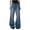 Navy, variant on SwiftWear Women Flare Bell Bottom Jeans Trendy Cowboy Baggy Denim Pants with Pockets High Waisted Jeans, Navy S