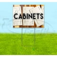 thumbnail image 1 of Cabinets (18" x 24") Yard Sign, Includes Metal Step Stake, 1 of 6