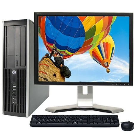 HP Elite/Pro Windows 10 Desktop Computer Intel Core i5 3.2GHz Processor 4GB RAM 500GB HD Wifi with a 19