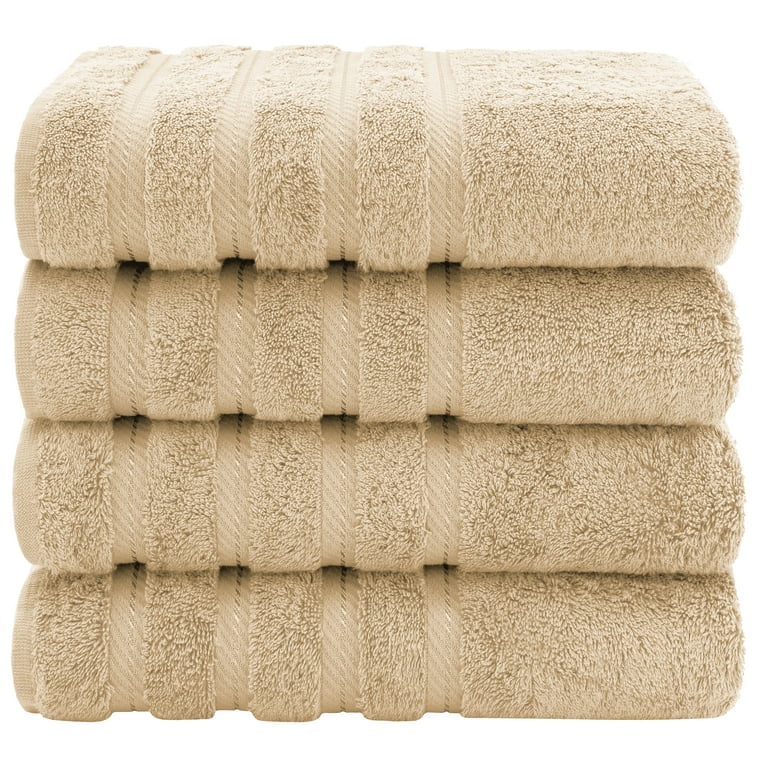 Turkish Cotton Sand Taupe Bath Towel Set