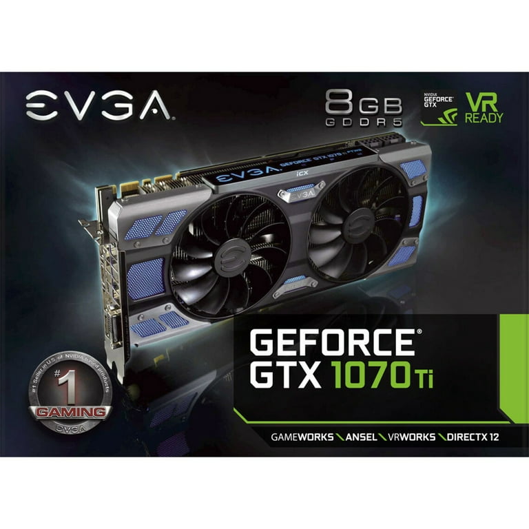 EVGA GeForce GTX 1070 Ti FTW2 8GB GDDR5 Graphics Card - Walmart.com