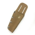 thumbnail image 1 of Handmade Genuine Leather Utility Knife & Plier Holder Belt Holster Black Tan (Tan), 1 of 4
