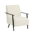 thumbnail image 2 of GDF Studio Modern Upholstery Lounge Chairs, Accent Armchairs with Metal Frames, Beige, Set of 2, 2 of 9