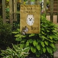 thumbnail image 2 of Caroline's Treasures BB1455GF Pomeranian Spoiled Dog Lives Here Flag Garden Size , Small, multicolor, 2 of 3