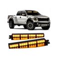 thumbnail image 1 of 32 LED Visor Strobe Light Bar Interior Windshield Sunvisor Emergency Hazard Warning Flashing Light Extend Bracket Split Mount for Law Enforcement Vehi, 1 of 4