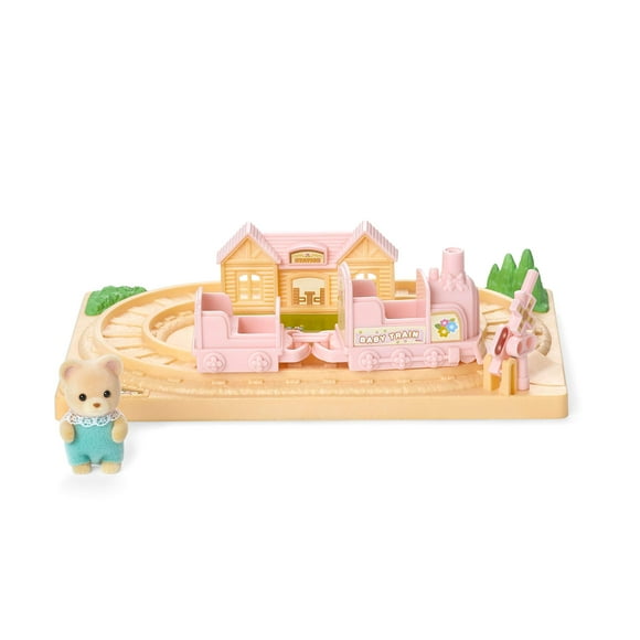 Figura de Bebé con Oso Calico Critters Toy Train