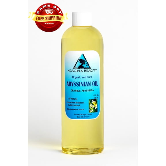 Abyssinian / Crambe Seed Oil Organic Carrier Cold Pressed Fresh 100% Pure 24 oz