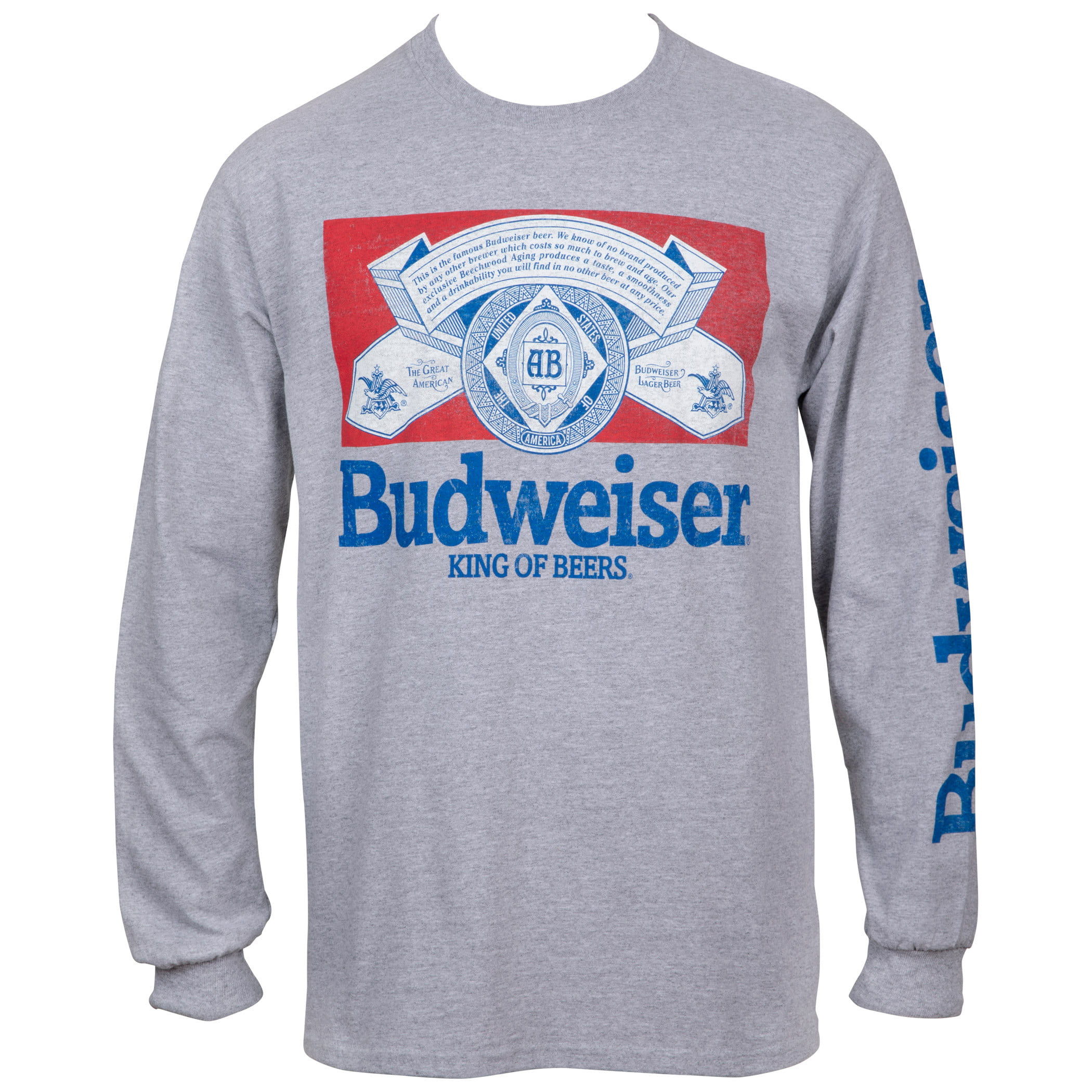 Retro BUD DRY Beer Logo Employee Uniform Shirt Patch Anheuser Busch Brewery NOS 