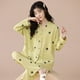thumbnail image 5 of Pijama de mujer de primavera y otoño, cárdigan de manga larga, ropa de casa, traje de otoño e invierno, 5 of 6