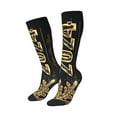 thumbnail image 2 of Fotbe Happy New Year 2024 (5) print Women's Men's Novelty Crew Socks Cotton Socks Knee High Socks for Walking,Running,Nurses,Pregnancy, 2 of 9