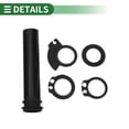 thumbnail image 6 of Unique Bargains 7/8" 22mm 15/16" 24mm Motorcycle Hand Grips Cover Kit Aluminum Alloy Rubber Handlebar Hand Grips for Motorcycle Scooter Bicycle ATV Black Orange 1 Set, 6 of 7