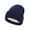 Navy, variant on Unisex Knit Beanie - Satin Lined, Stretchy Fit, 5 Colors