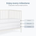 thumbnail image 5 of Dream On Me Synergy Wave 5-in-1 Convertible Crib, Cannoli Cream, 5 of 9
