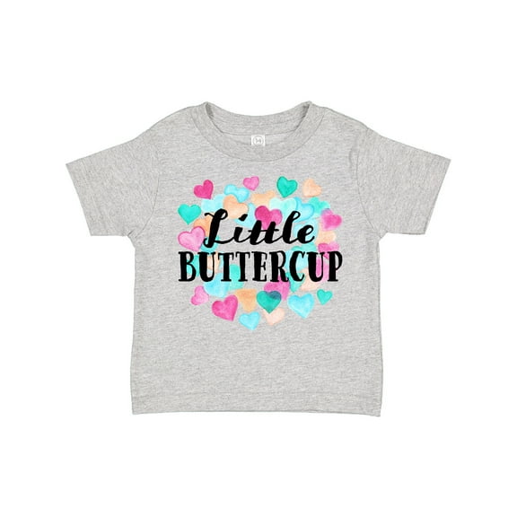 Inktastic Little Buttercup Hearts Boys or Girls Toddler T-Shirt
