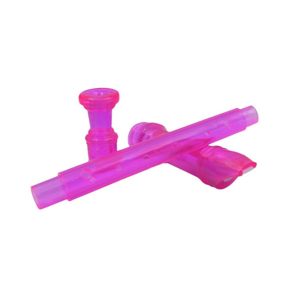 unbranded 8 Hole ABS Transparent Soprano Descant Recorder Flute Music Playing Wind Instruments (Random Color)