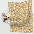 thumbnail image 3 of JUNZAN Waterproof Pet Blanket Dog Blankets, Cute Shiba Pattern Printing Super Soft Warm,Urine Proof Washable Pet Blanket, 3 of 5