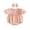 Pink, variant on Cenuakty 3M 6M 12M 18M Infant Baby Girl Outfit Puff Short Sleeve Crew Neck Solid Color Romper with Bow Headband Set