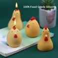 thumbnail image 2 of Billuyoard Molde de silicona para tartas con forma de pollo, portátil, bonito, DIY, resistente al calor, antiadherente, para manualidades, pastelería, Artesanía Gordo Billuyoard HA080874-01, 2 of 6