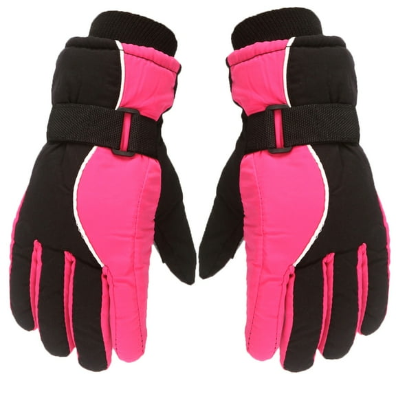 Kids Snow Gloves Ski Snowboard Gloves Winter Waterproof Snow Gloves for Ourdoor Sports Winter Kids Snow Mittens for Kids