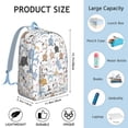thumbnail image 3 of Watercolor Cat Backpack – Hand-Drawn Cat Artwork Daypack for Pet Lovers and Artistic Daily Use, 3 of 5