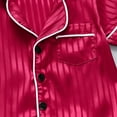 thumbnail image 5 of LEKWK Toddler Pajamas Short Sleeve Button Down Tops and Shorts Girls Comfy Lightweight 2 Piece Sleepwear Summer Fashion Casual Lounge Homewear, 5 of 9