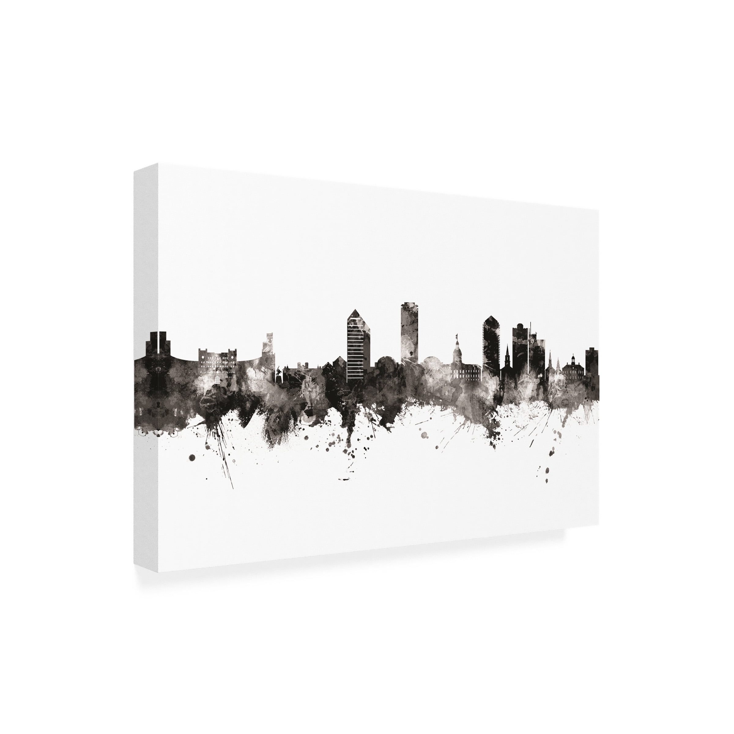 Michael Tompsett 'Tallahassee Florida Skyline' Canvas Art