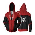thumbnail image 4 of Adults Spider Cosplay Zip Hoodie Jacket Relaxed Fit Long Sleeve Sweatshirt with Pockets for Everyday Party, 4 of 4